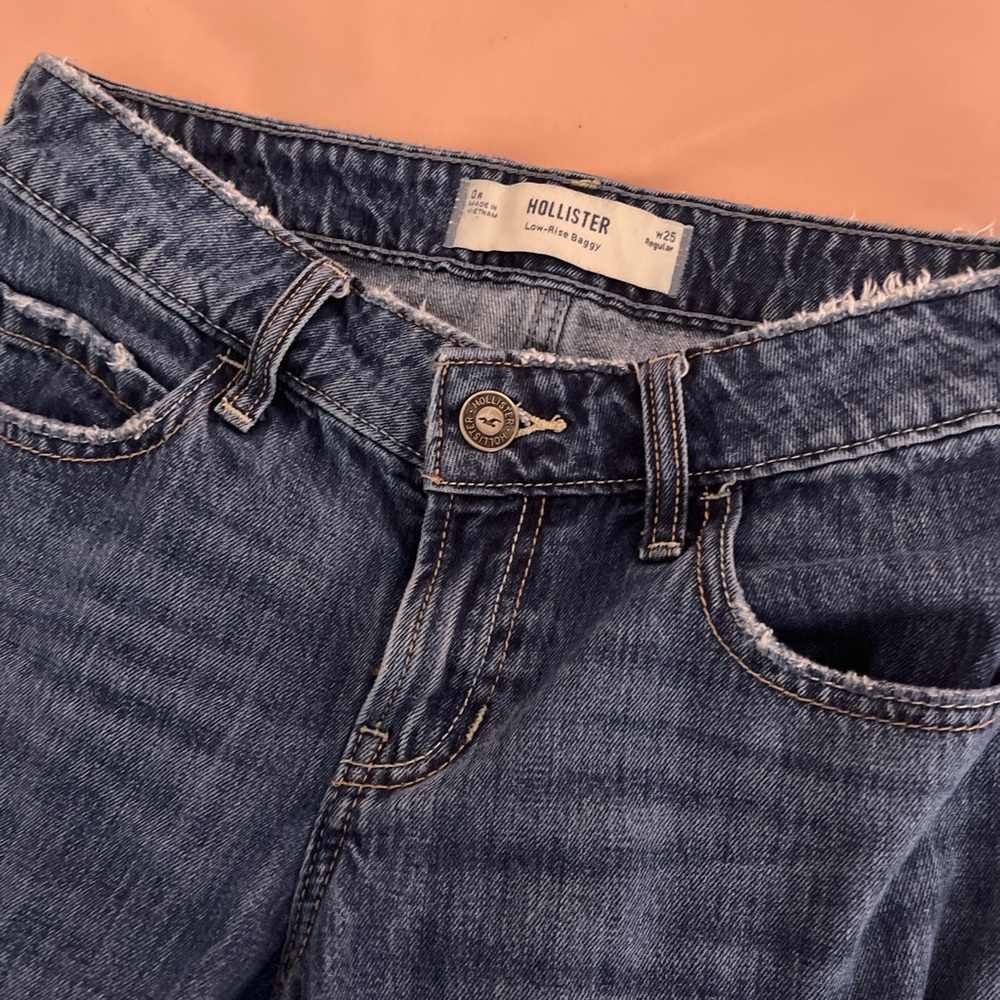 Hollister High Rise Blue Jeans Classic Denim